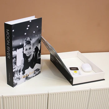 Drobnosti Dálkové Ovládání Luxusní Kniha Box Úložný BoxDesktop Pokoj Dekorace Domácí Kancelář, Konferenční Stolek, Dekorace Střelba Rekvizity