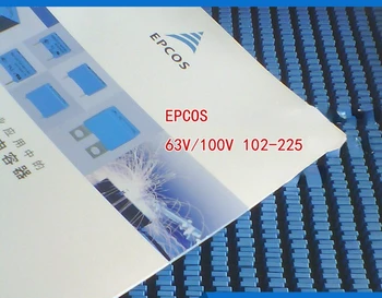 100ks EPCOS Film Korekce kondenzátor 63V/100V 102/152/222/332/103/223/333/473/104/224/334/474/684/105/225 rozteč 5 mm 5%
