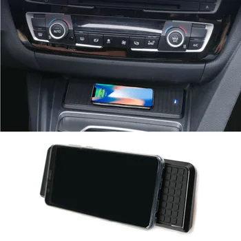Středové konzole QI držák telefonu nabíjení bezdrátová nabíječka Pro BMW F30 F31 F32 F33 F34 F36 3 série obložení interiéru, tuning doplňky