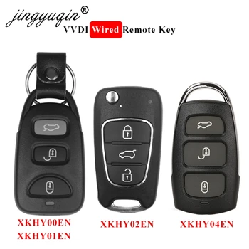 jingyuqin 5ks XKHY00EN XKHY01EN XKHY02EN XKHY04EN Kabelové Dálkové Univerzální Auto Klíč Dálkového pro Xhorse VVDI Nástroj pro Hyundai Styl