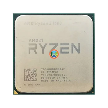 AMD Ryzen 5 1600 R5 1600 3.2 GHz Six-Core Dvanáct Závit 65W CPU Procesor YD1600BBM6IAE Socket AM4
