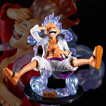 Jeden Kus Anime Obrázek Luffy Gear 5 Bůh Slunce Nika PVC Akční Figurka Sochy, Sběratelské Model Panenka Hračka Dárek
