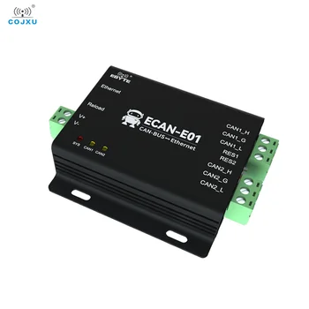 MŮŽE se Protokol Ethernet Converter Průmyslové Třídy COJXU ECAN-E01 RJ45 DC 8V~28V TCP/UDP CAN2.0 10/100M Port Izolace