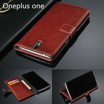 One plus One 1+ držitele karty kryt pouzdro pro Oneplus one A0001 kůže telefon pouzdro ultra tenké peněženka flip kryt doprava Zdarma