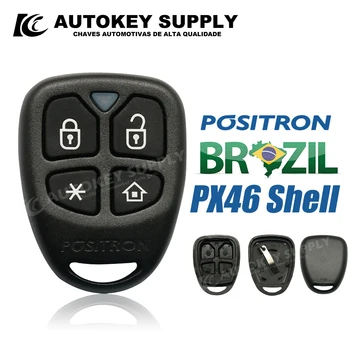 Pro Brazílii Pozitronová Px46 Shell Poplašné 4 Ovládací Tlačítko S Baterií, Klip Autokeysupply AKBPCP071