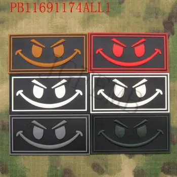 SealTeam Smajlíka Morálku Vojenské Taktiky 3D PVC patch Odznaky